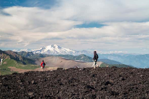 Trekking de ascenso al cráter Navidad