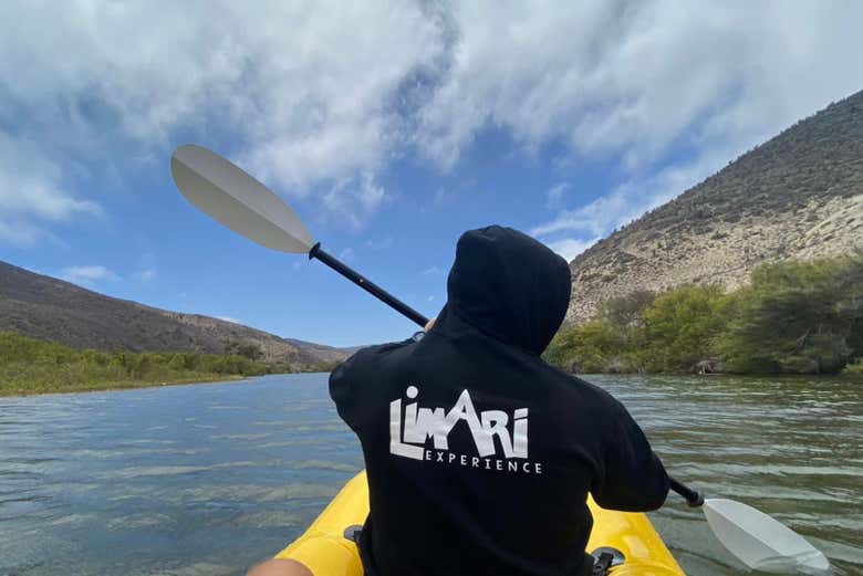 Kayak on the Limari River