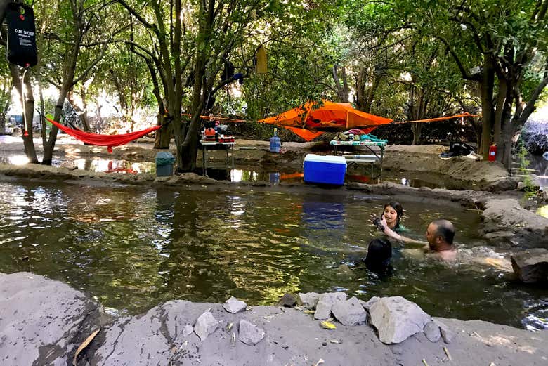 Take a dip in the natural pools at the Pica Oasis