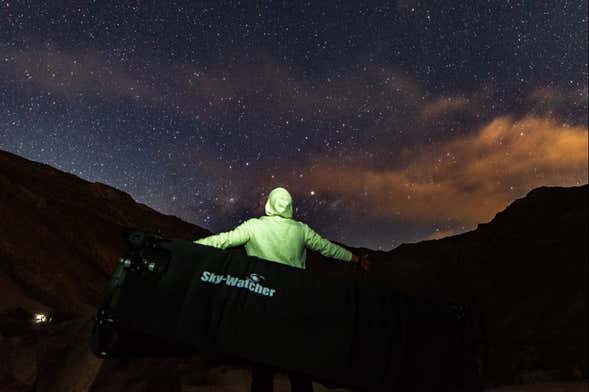 Observación de estrellas en el valle del Elqui