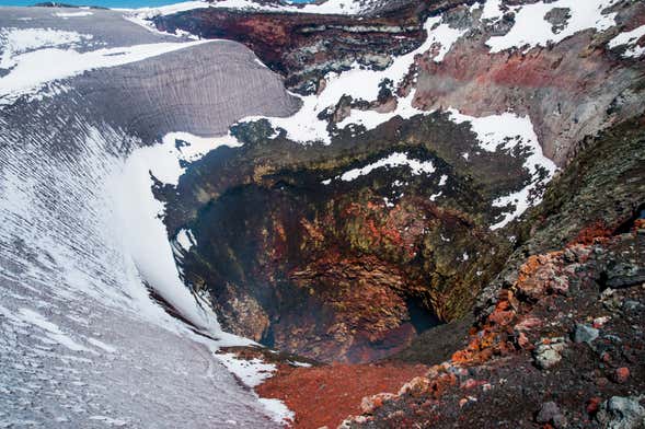 Passeio de helicóptero por Pucón e vulcão Villarrica