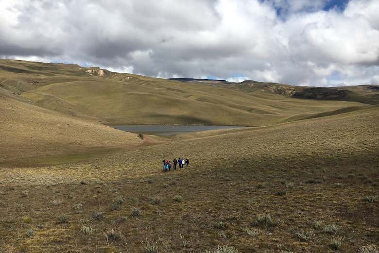 Caminata por la sierra Baguales, Chile 