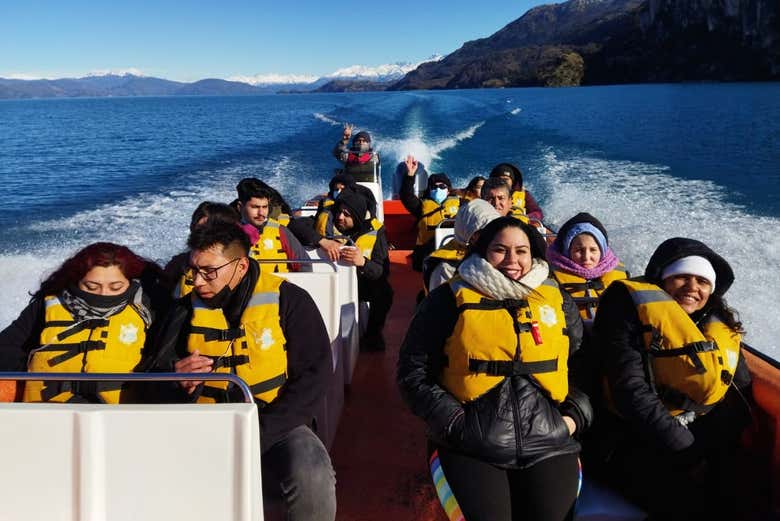 Sailing on Lake General Carrera