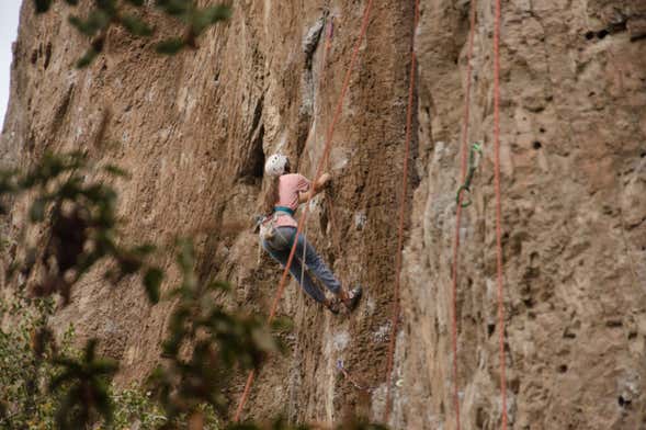 Escalada en el Cajón del Maipo