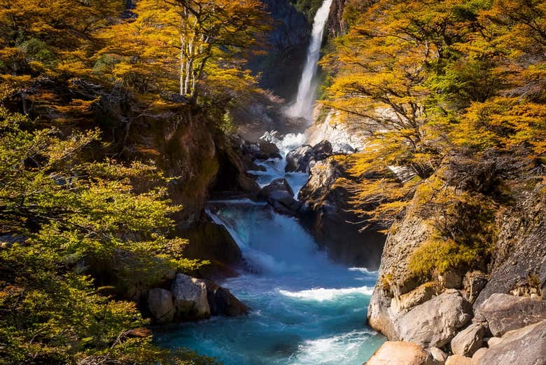 Cascada en el Parque Nacional Siete Tazas