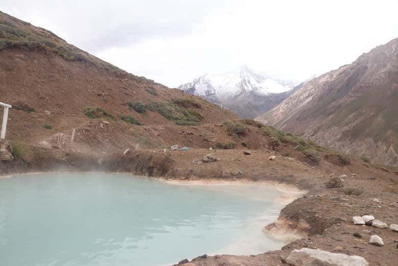 Detalhe de uma das piscinas naturais de Valle de Colina