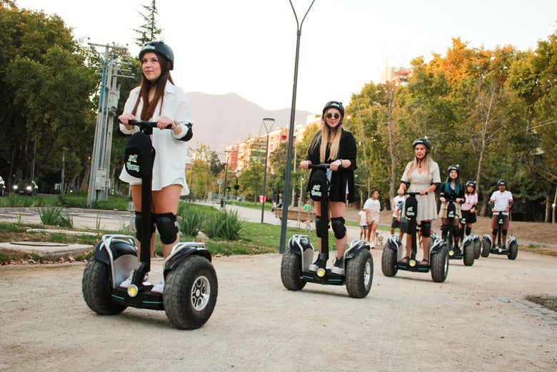 Ruta en segway por Santiago