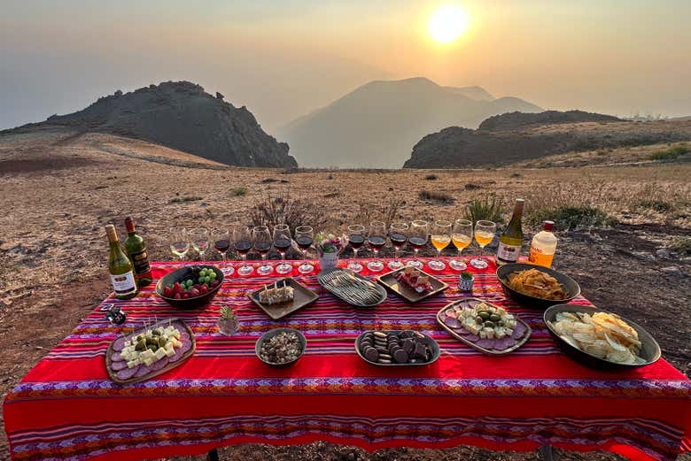 Enjoy a sunset picnic