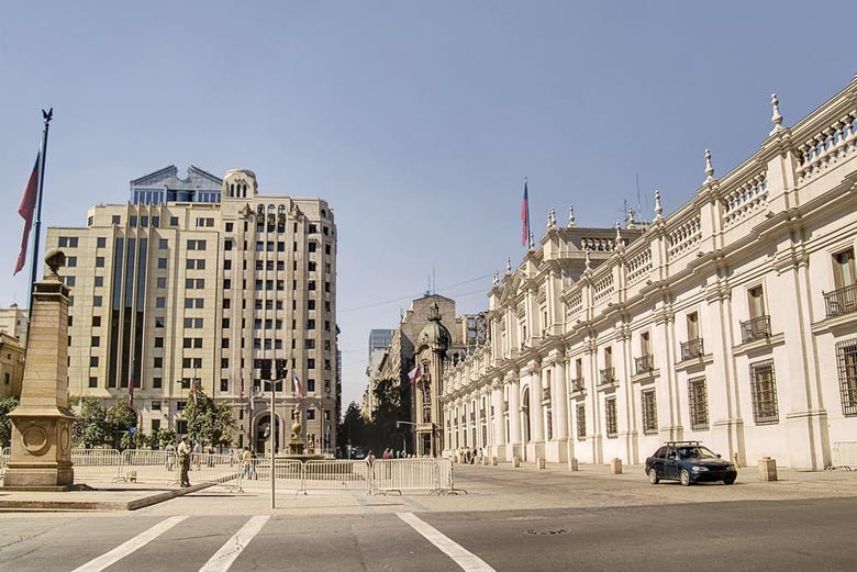 La Moneda Palace in Santiago de Chile