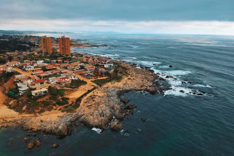 Panorámica de Isla Negra