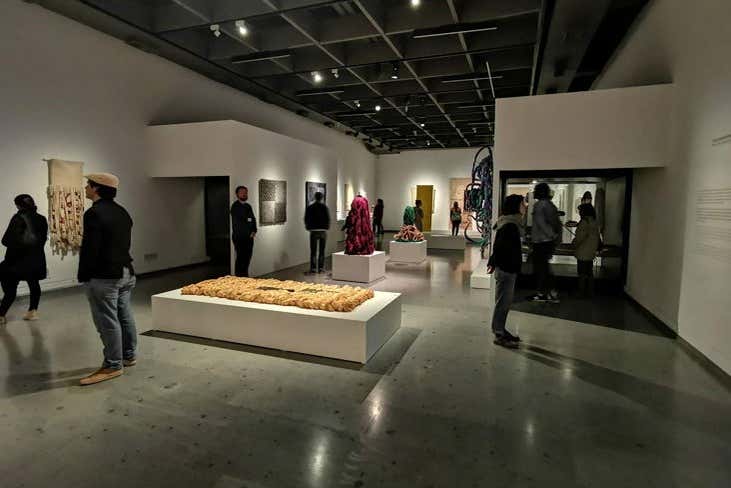 Sala textil del Museo Precolombino