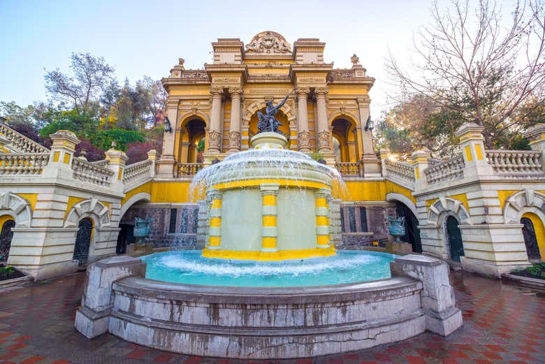 Neptune Terrace and Fountain, on Santa Lucía Hill