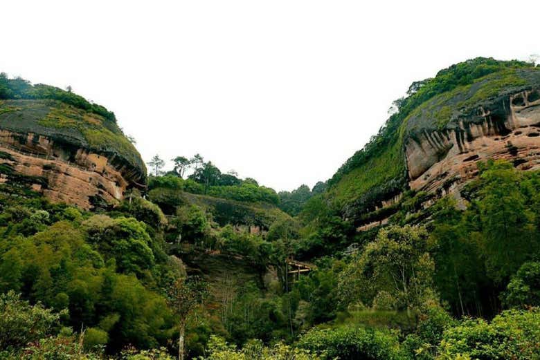 Impresionante paisaje kárstico