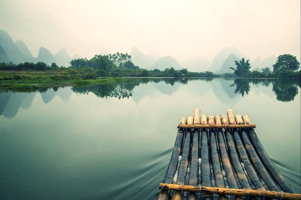 Yangshuo Bike & Bamboo Raft Private Tour