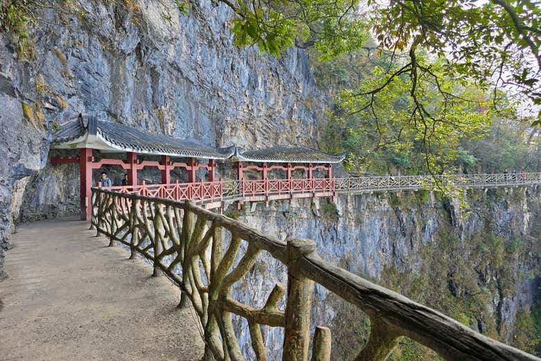 Visit the famous Tianmen Mountain