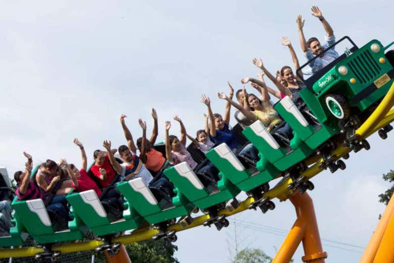 One of the attractions at the Parque del Café