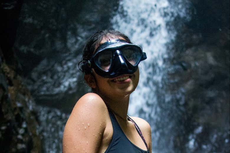 Swim & snorkel at the base of the waterfalls