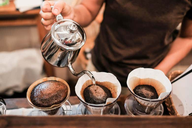 Coffee shop in the La Candelaria neighbourhood