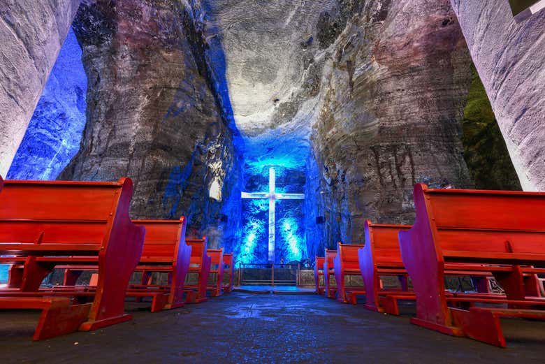 Interior da Catedral de Sal de Zipaquirá