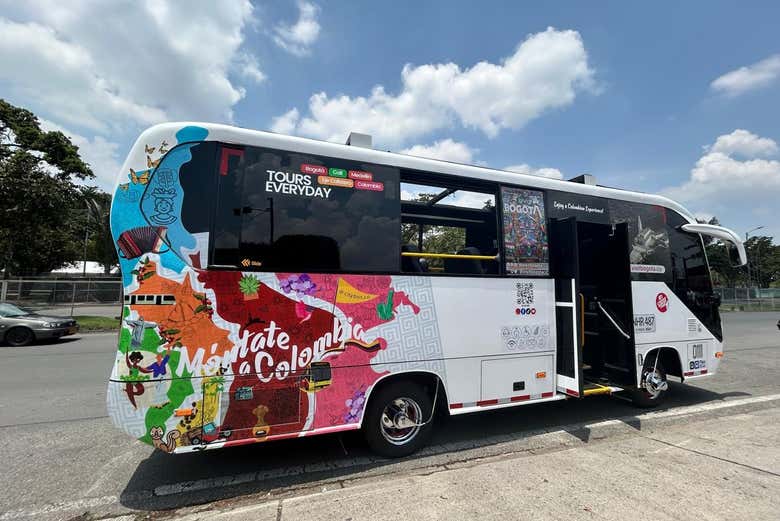 Hop on this bus around Bogotá