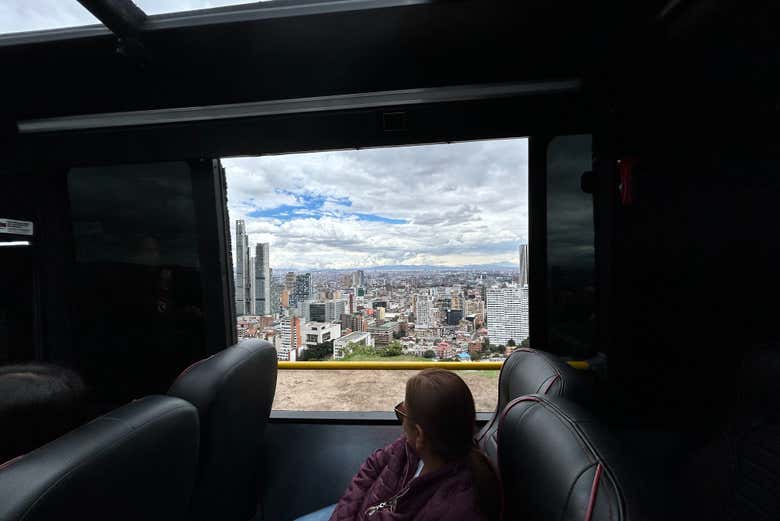 Enjoy views from the bus