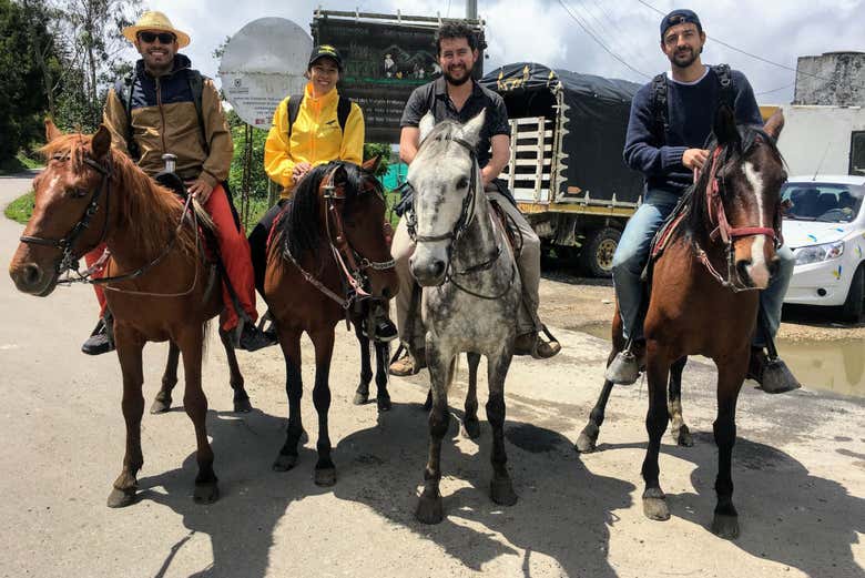 Passeio a cavalo pelos cerros de Bogotá