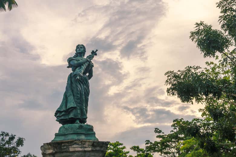 Sculpture en l'honneur de Policarpa Salavarrieta