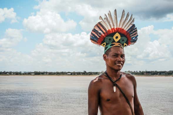 Visita a una maloka indígena