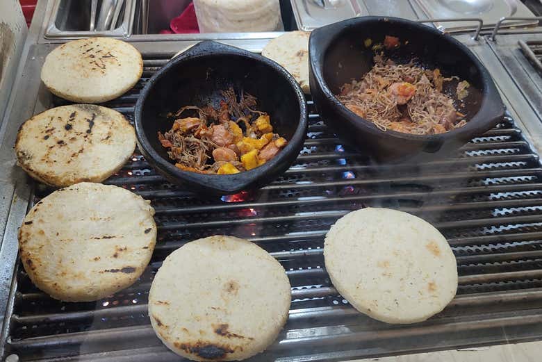 Try authentic arepas