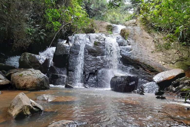 Admire this beautiful waterfall