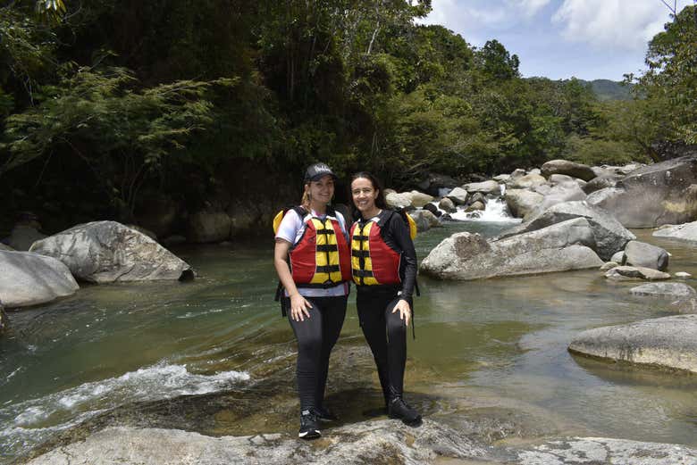 Take an aquatic hike along the Dormilon River in Colombia