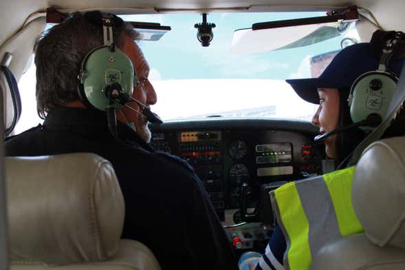 Pilotaje de avioneta en Medellín