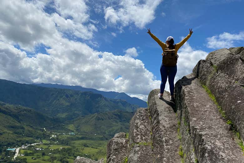 En la montaña La Pirámide