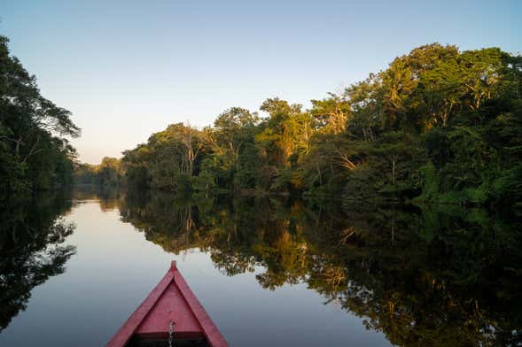 Paseo en barca por los lagos de Tarapoto