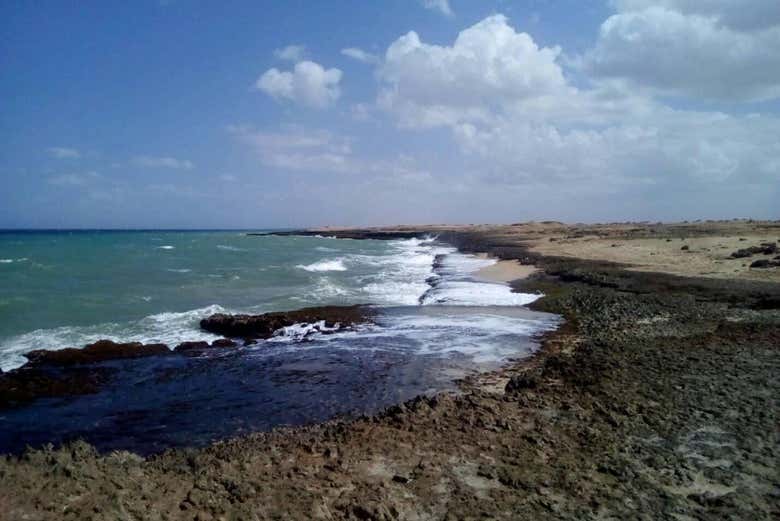 Enjoying the views in Cabo de la Vela