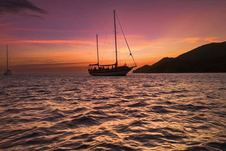 Surcando las costas de Santa Marta