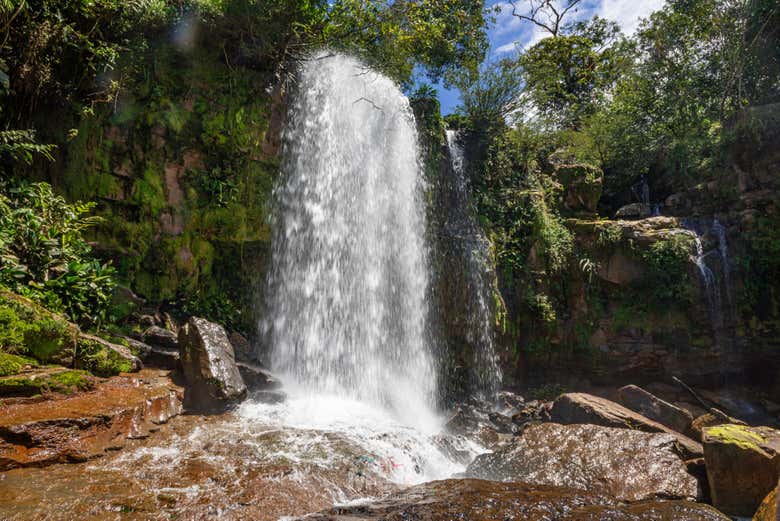 Waterfall in Güejar River