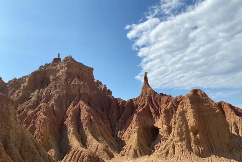 Formaciones rocosas en el desierto rojo 