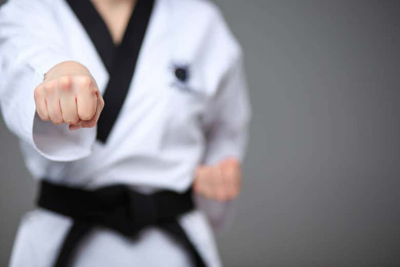 Cours de taekwondo à Séoul