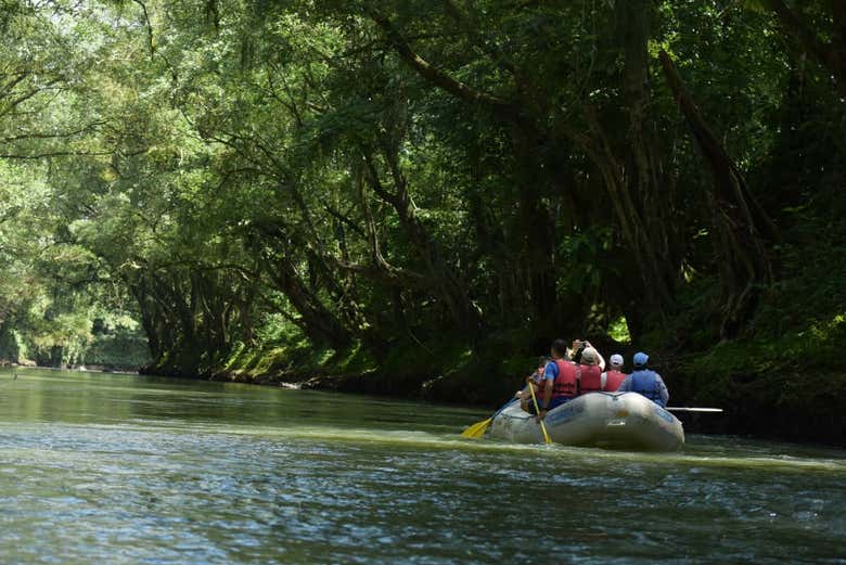 Rafting on the Peñas Blancas River