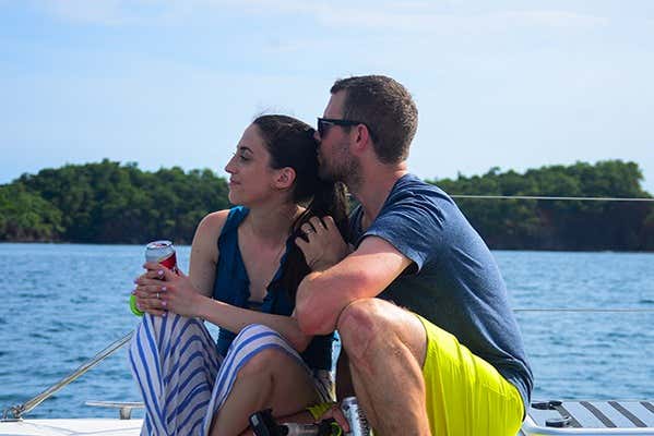 Enjoying the private boat tour!