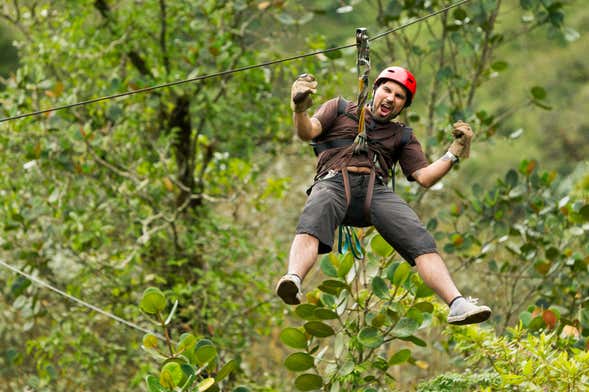 Excursión al parque de aventuras Rainforest Atlantic