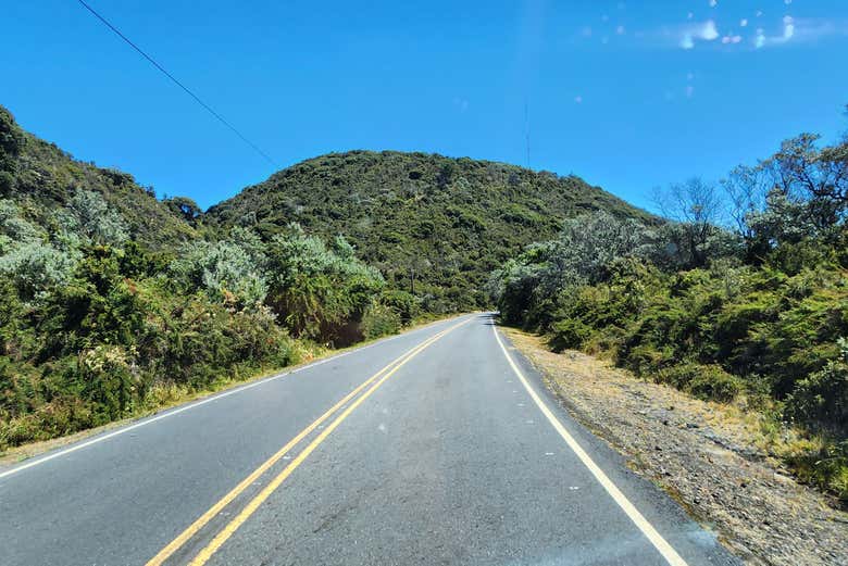 Camino al Parque Nacional Volcan Irazú