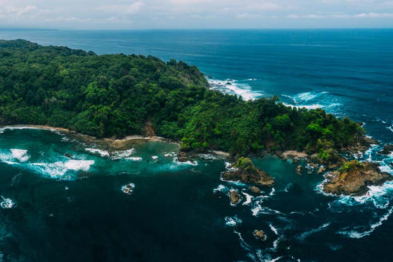 Panoramic view of Caño Island