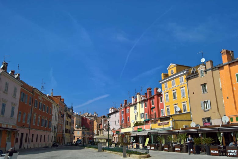 Exploring the historic streets of Rovinj