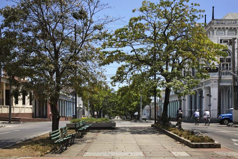 Parque en el Paseo El Prado