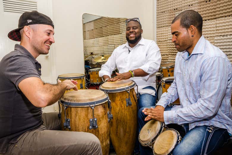 Cuban musicians playing