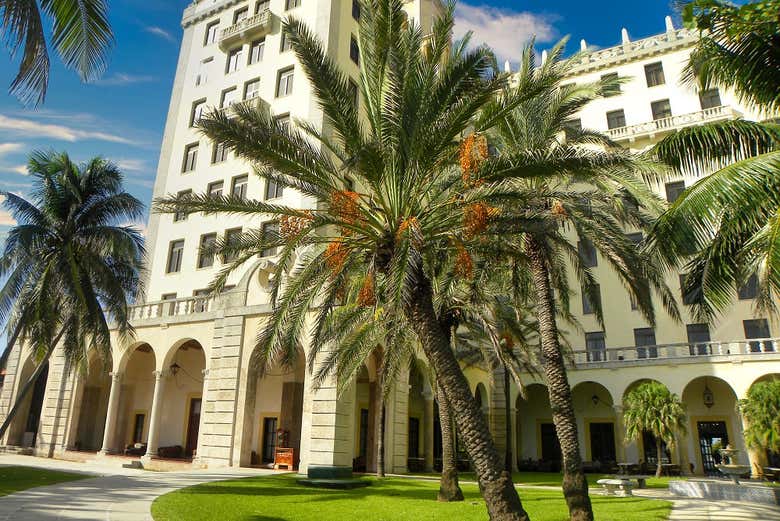 Parte trasera del Hotel Nacional de Cuba