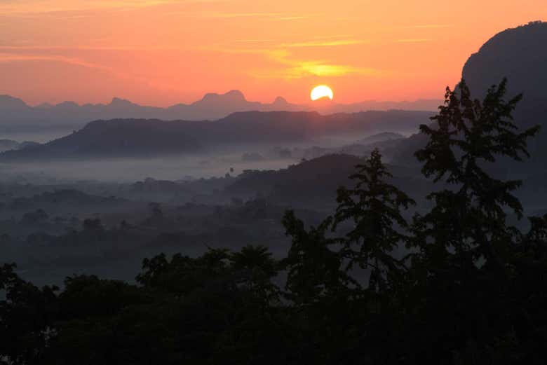 Sunrise over Viñales National Park