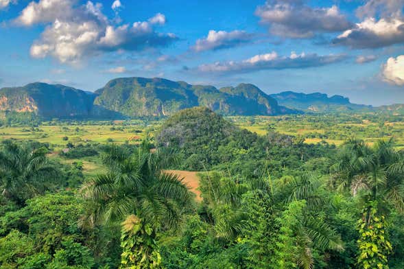 Tour privado de carro clássico pelo Valle de Viñales